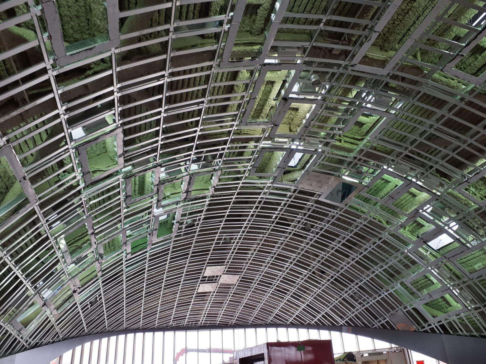 Curved steel and glass sunroom - stunning interior architecture